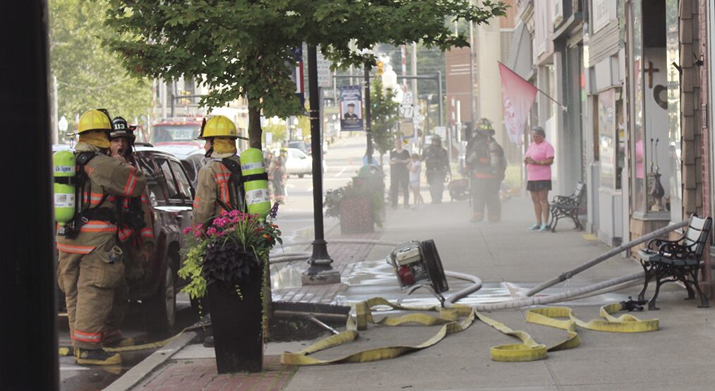 Center Street fire